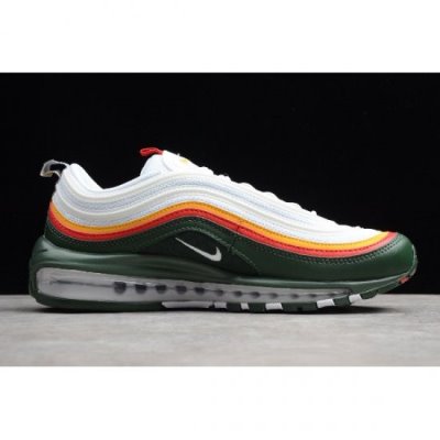 Nike Erkek Air Max 97 Se Beyaz / Sarı / Yeşil Koşu Ayakkabısı Türkiye - JEKT3B9A